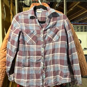 Plaid Button-Up Women's Jacket